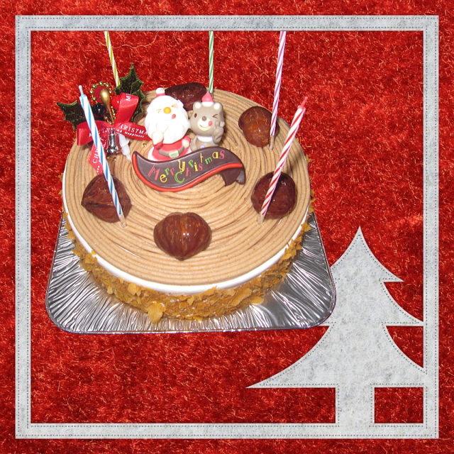 小田菓子店ホールケーキ（クリスマスケーキ）